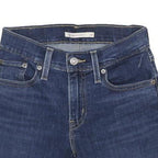 LEVI'S Womens Denim Blue Casual Shorts XS W24 Rolled Hem Classic Fit