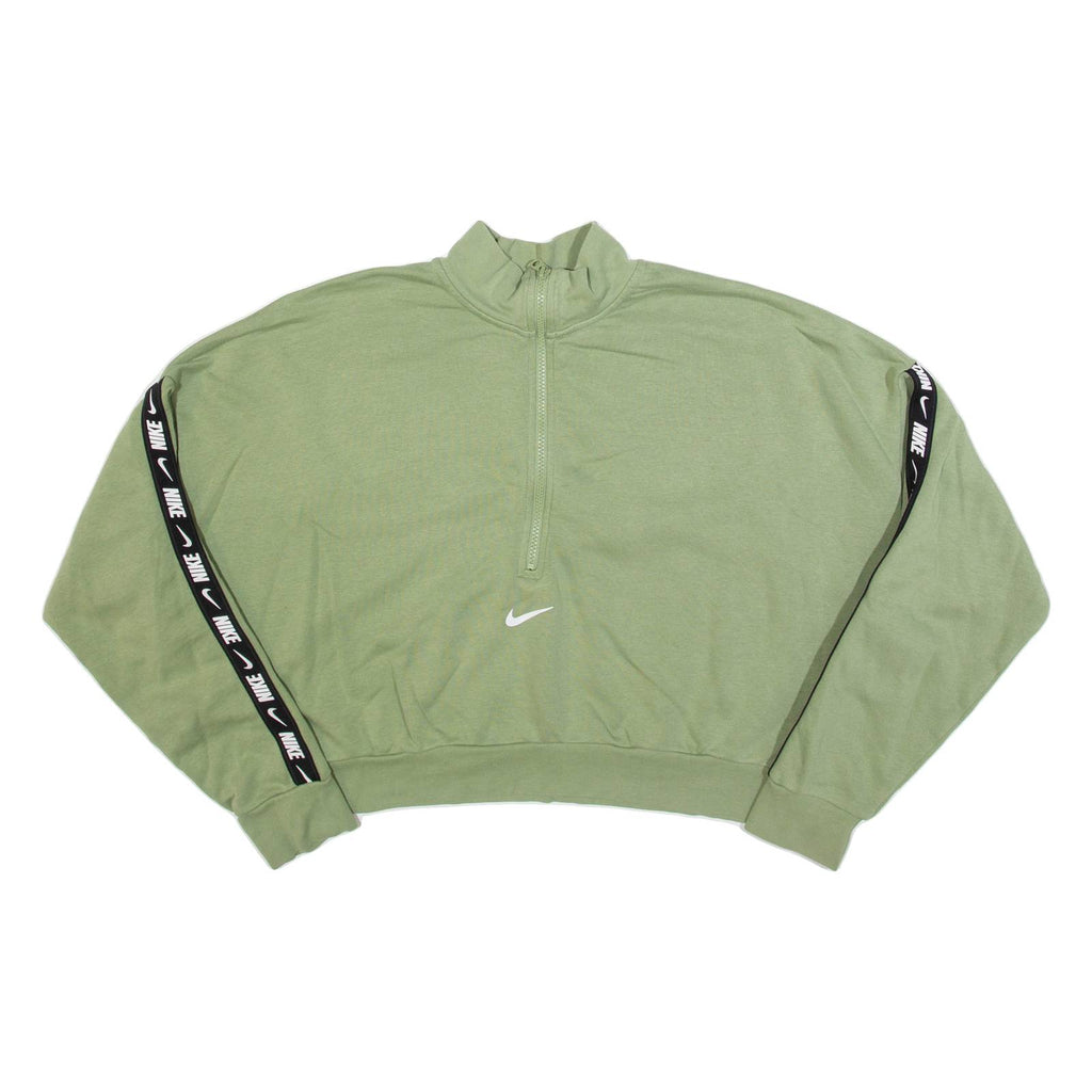 NIKE Cropped Womens Sweatshirt Green XL