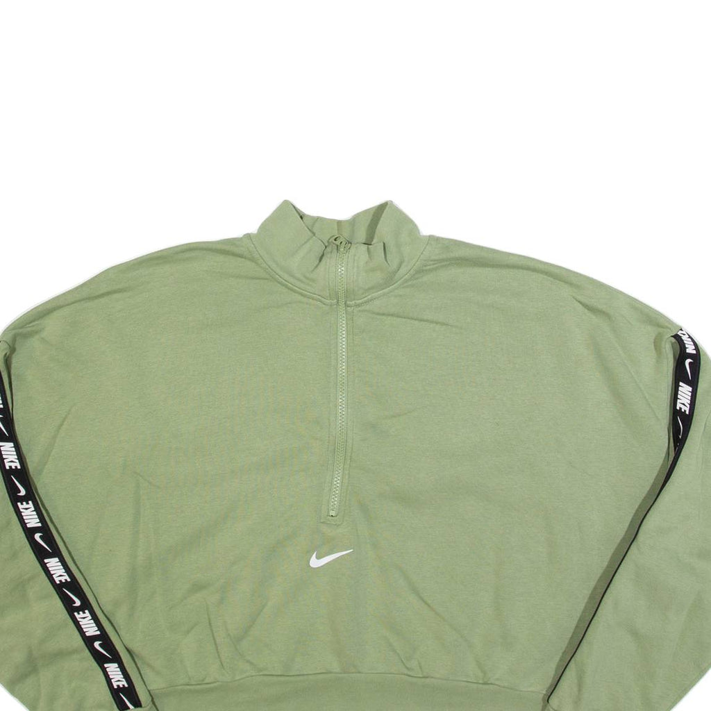 NIKE Cropped Womens Sweatshirt Green XL