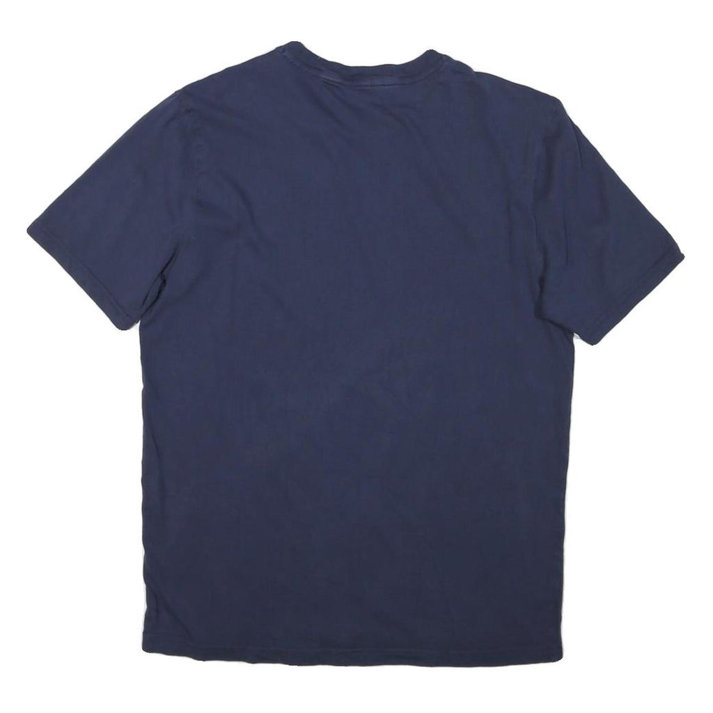 PUMA Mens Navy Blue Graphic T-Shirt L Short Sleeve Crew Neck Sportswear