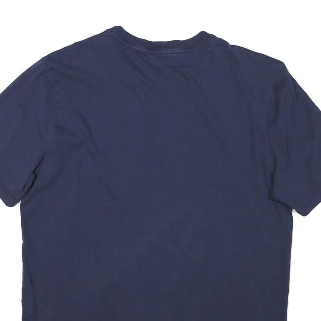 PUMA Mens Navy Blue Graphic T-Shirt L Short Sleeve Crew Neck Sportswear