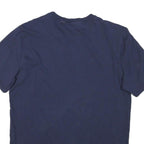 PUMA Mens Navy Blue Graphic T-Shirt L Short Sleeve Crew Neck Sportswear