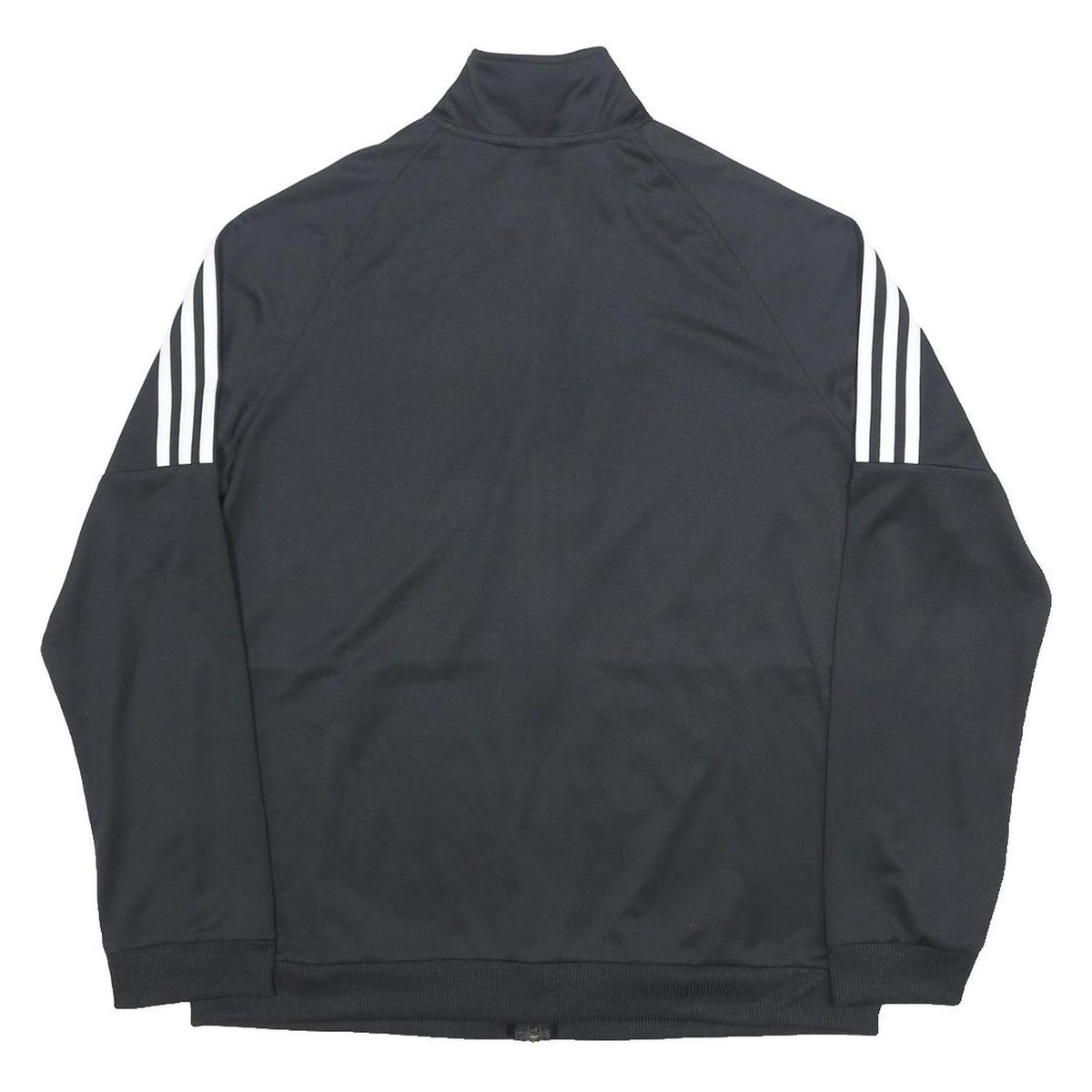 ADIDAS Womens Black Track Jacket XL Polyester Zip-Up Sportswear Activewear