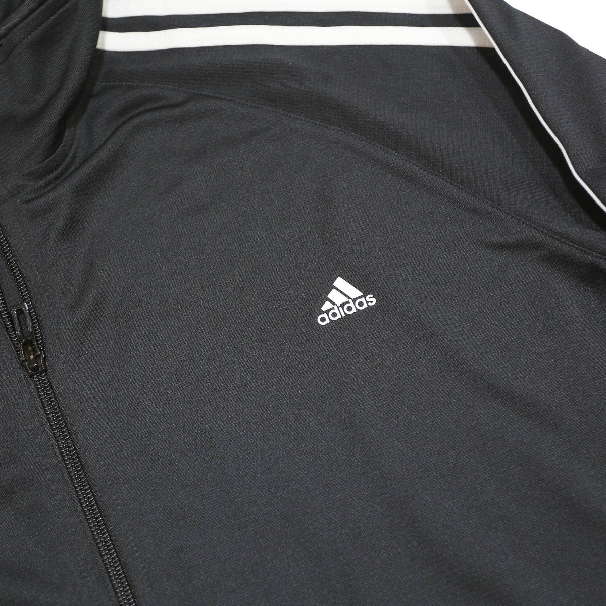 ADIDAS Womens Black Track Jacket XL Polyester Zip-Up Sportswear Activewear