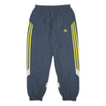 ADIDAS Mens Joggers Blue & Yellow Regular Tapered M W30 L30 Sportswear Pants