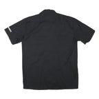DICKIES Mens Black Work Shirt Cotton Blend M Two Pockets Short Sleeve