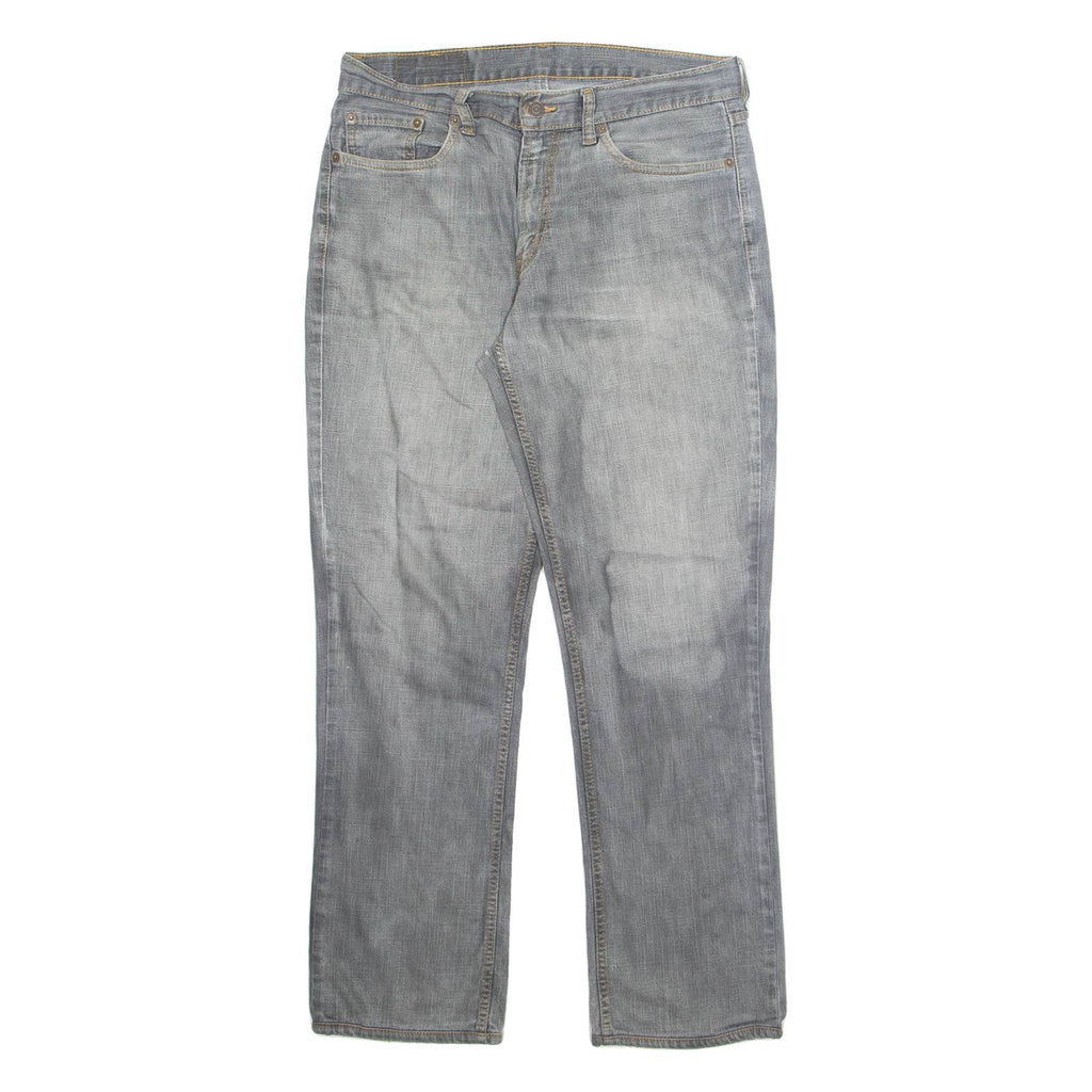 LEVI'S Mens Jeans Grey Regular Straight W32 L29