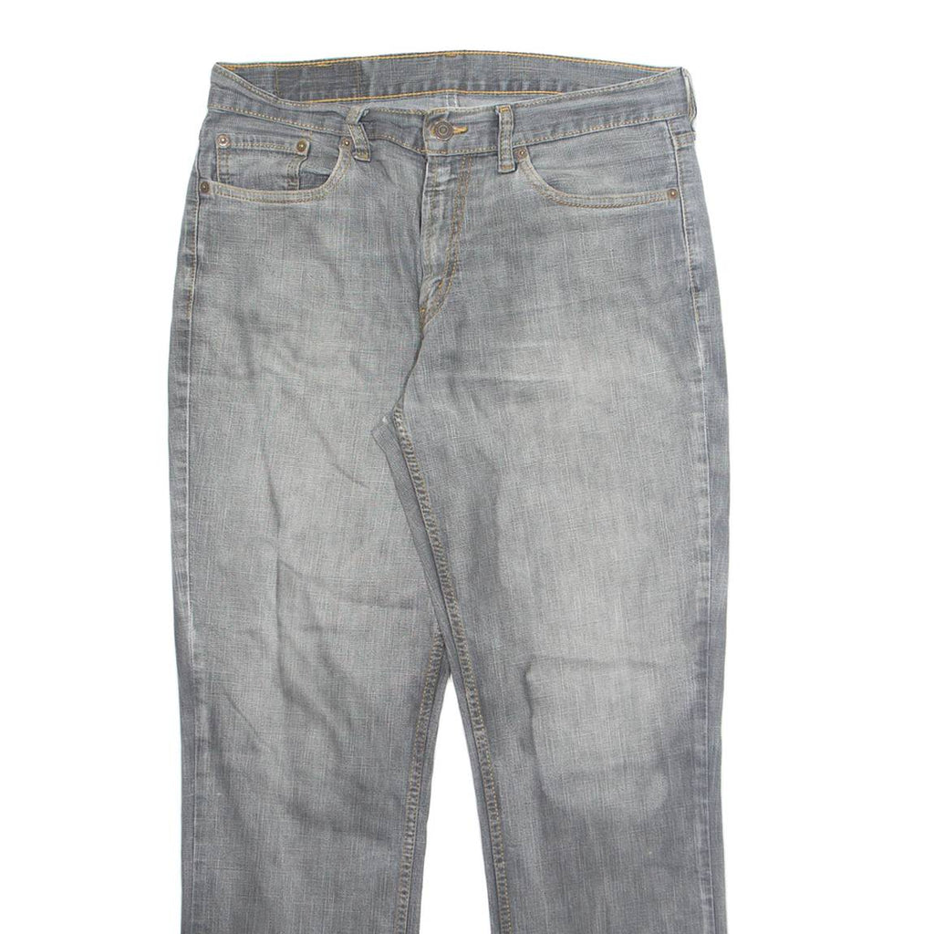 LEVI'S Mens Jeans Grey Regular Straight W32 L29