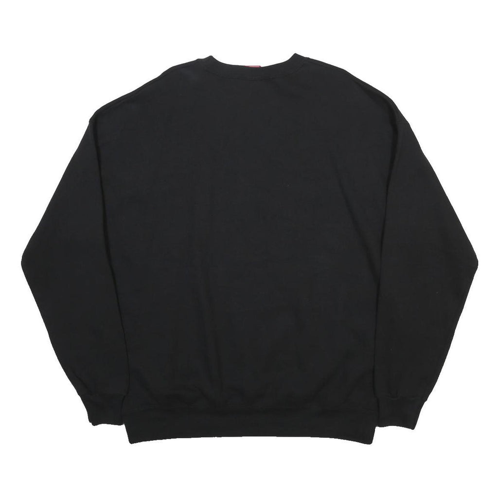 NFL Mens Black Super Bowl XLII Crew Neck XL Sweatshirt NFL Football Graphic