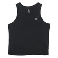 NIKE Mens Black Vest XL Sleeveless Cotton Blend Sportswear