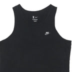NIKE Mens Black Vest XL Sleeveless Cotton Blend Sportswear