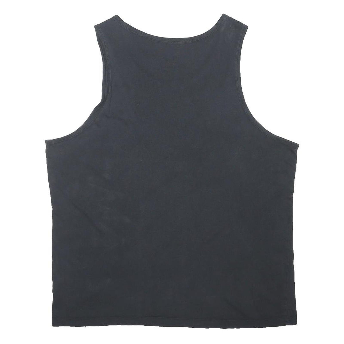 NIKE Mens Black Vest XL Sleeveless Cotton Blend Sportswear