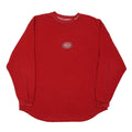 NIKE Mens Red IU Crew Neck Sweatshirt XL Polyester Blend Casual Sportswear