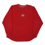 NIKE Mens Red IU Crew Neck Sweatshirt XL Polyester Blend Casual Sportswear