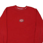 NIKE Mens Red IU Crew Neck Sweatshirt XL Polyester Blend Casual Sportswear