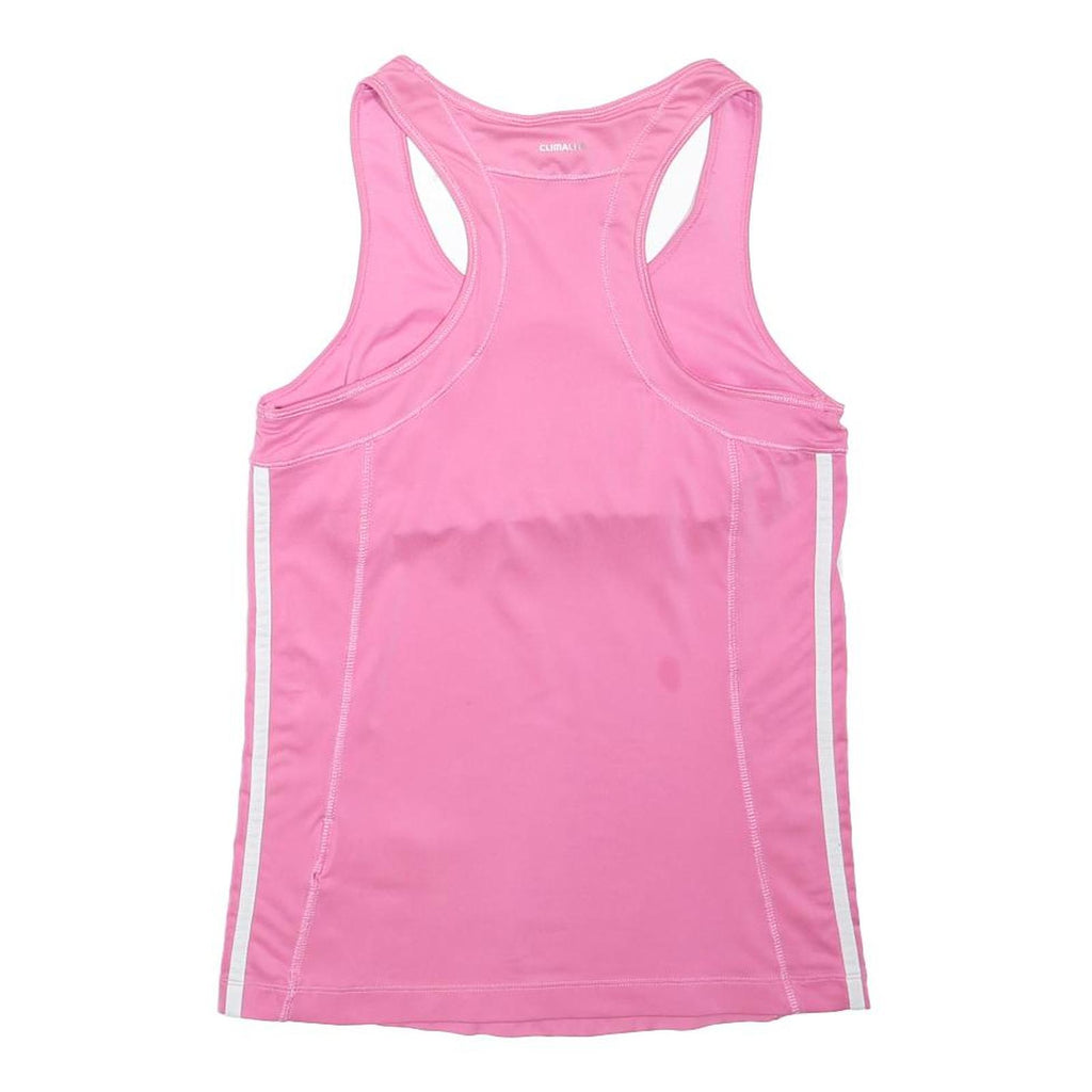 ADIDAS Womens Pink Top Sleeveless Round Neck UK 10 Sportswear Fitness Gym