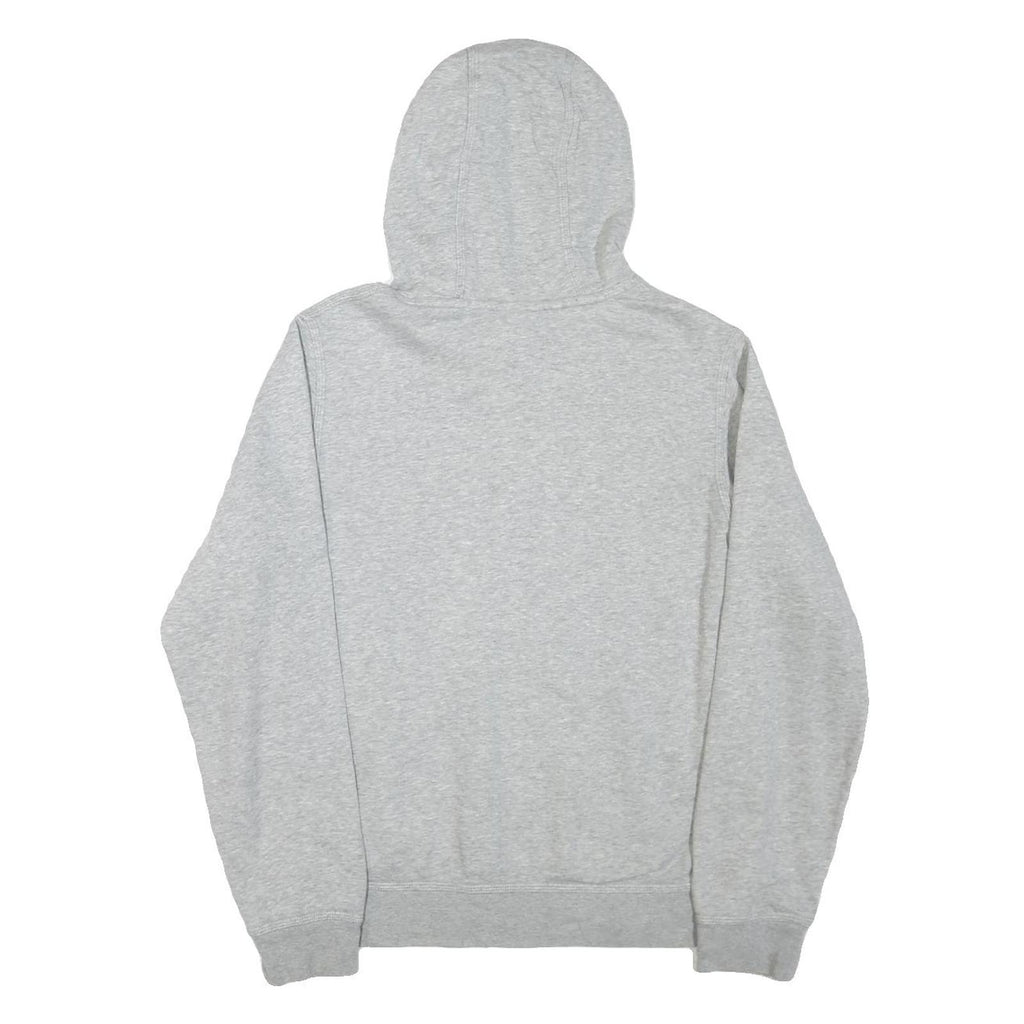 NIKE Mens Grey Pullover Hoodie S Cotton Blend Sweatshirt Casual Comfort