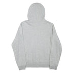 NIKE Mens Grey Pullover Hoodie S Cotton Blend Sweatshirt Casual Comfort