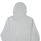 NIKE Mens Grey Pullover Hoodie S Cotton Blend Sweatshirt Casual Comfort
