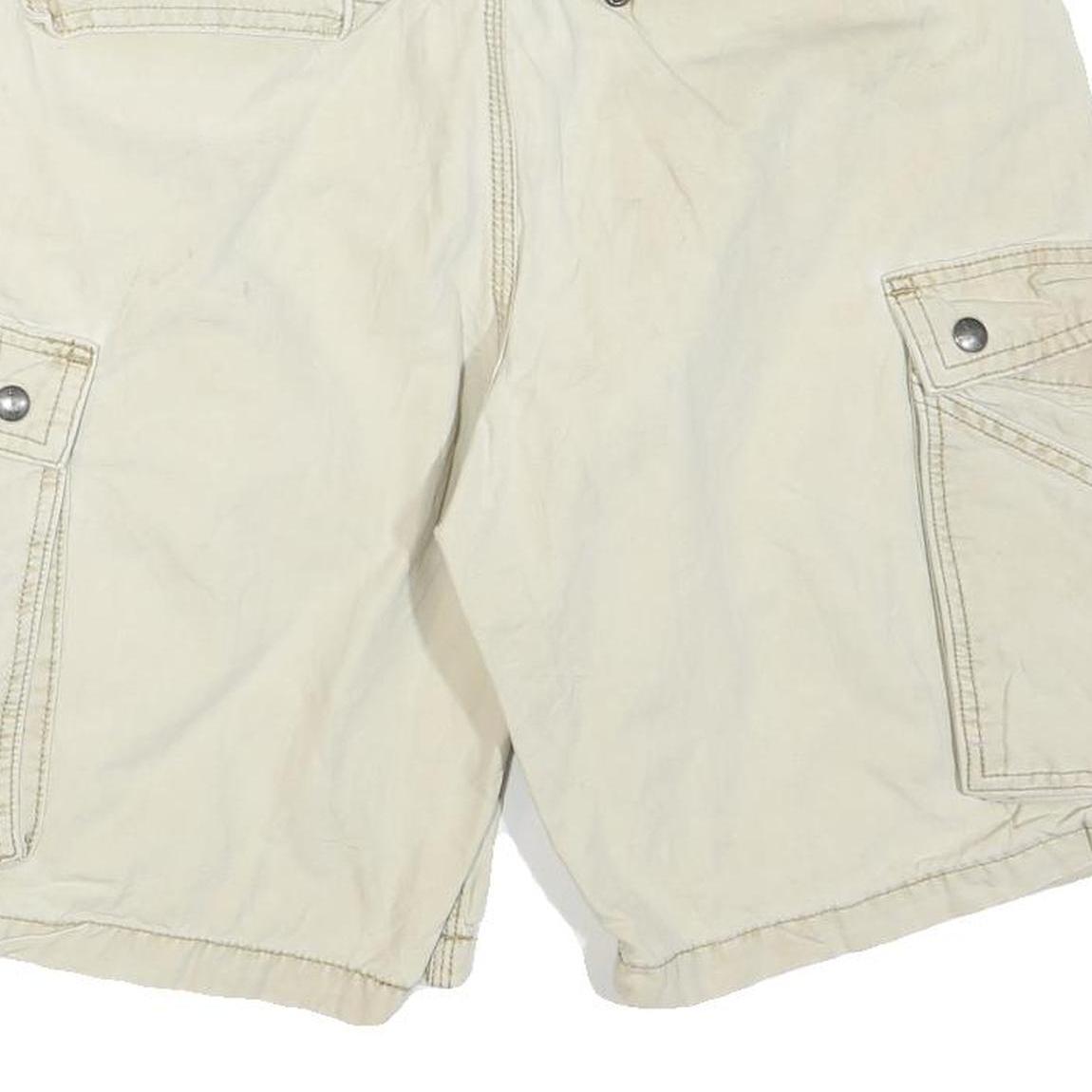 CARHARTT Mens Shorts Beige Relaxed Fit Cargo M W32 Durable Cotton Blend