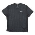 NIKE Mens Black Graphic T-Shirt L Short Sleeve Crew Neck Sports Gym Casual