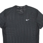 NIKE Mens Black Graphic T-Shirt L Short Sleeve Crew Neck Sports Gym Casual