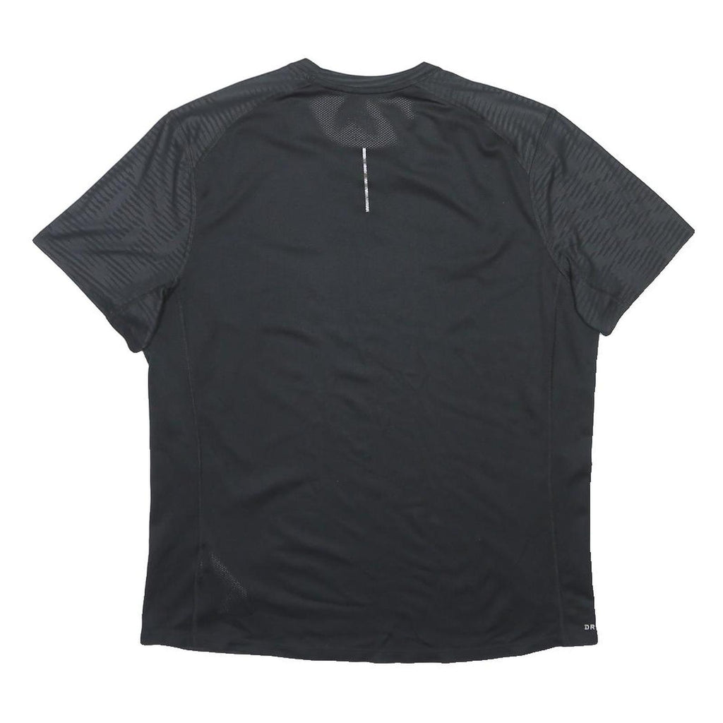 NIKE Mens Black Graphic T-Shirt L Short Sleeve Crew Neck Sports Gym Casual
