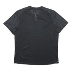 NIKE Mens Black Graphic T-Shirt L Short Sleeve Crew Neck Sports Gym Casual