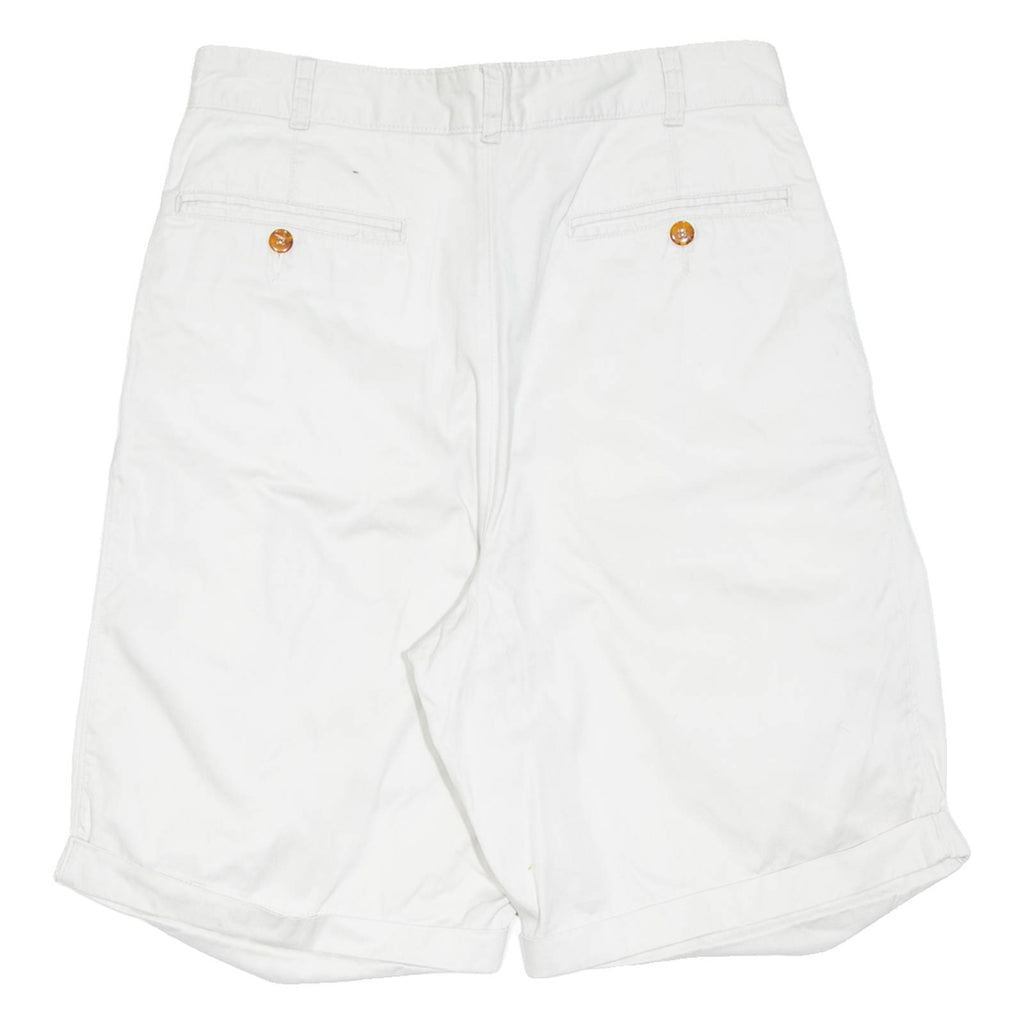 CALIFORNIA SUMMERTIME Womens Chino Shorts Beige Relaxed M W30