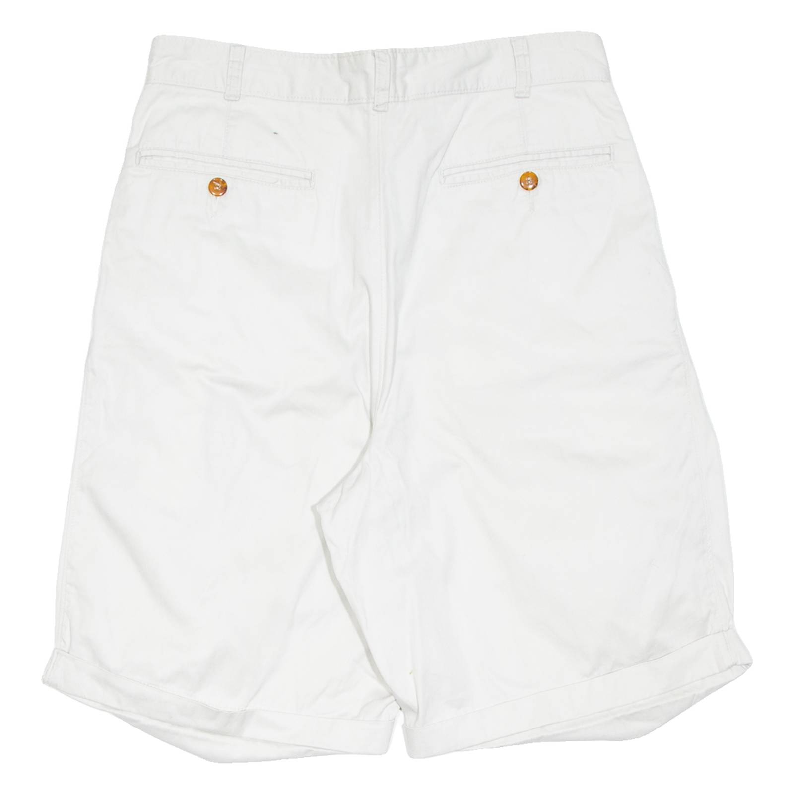 CALIFORNIA SUMMERTIME Womens Chino Shorts Beige Relaxed M W30