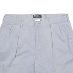 POLO RALPH LAUREN Mens Shorts Blue Casual Plain XL W38 Cotton Relaxed Fit