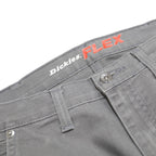 DICKIES Mens Cotton Blend Grey Regular Straight Trousers W32 L32 Workwear