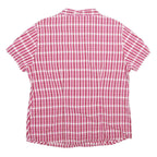 JACK WOLFSKIN Womens Pink & White Check Shirt XL Outdoor Casual Button-Up