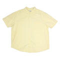 PENMAN Mens Yellow Cotton Shirt XL Button Down Short Sleeve Casual Summer