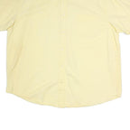 PENMAN Mens Yellow Cotton Shirt XL Button Down Short Sleeve Casual Summer