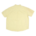 PENMAN Mens Yellow Cotton Shirt XL Button Down Short Sleeve Casual Summer