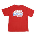 MAJESTIC Mens Red Los Angeles Clippers T-Shirt L Short Sleeve Crew Neck