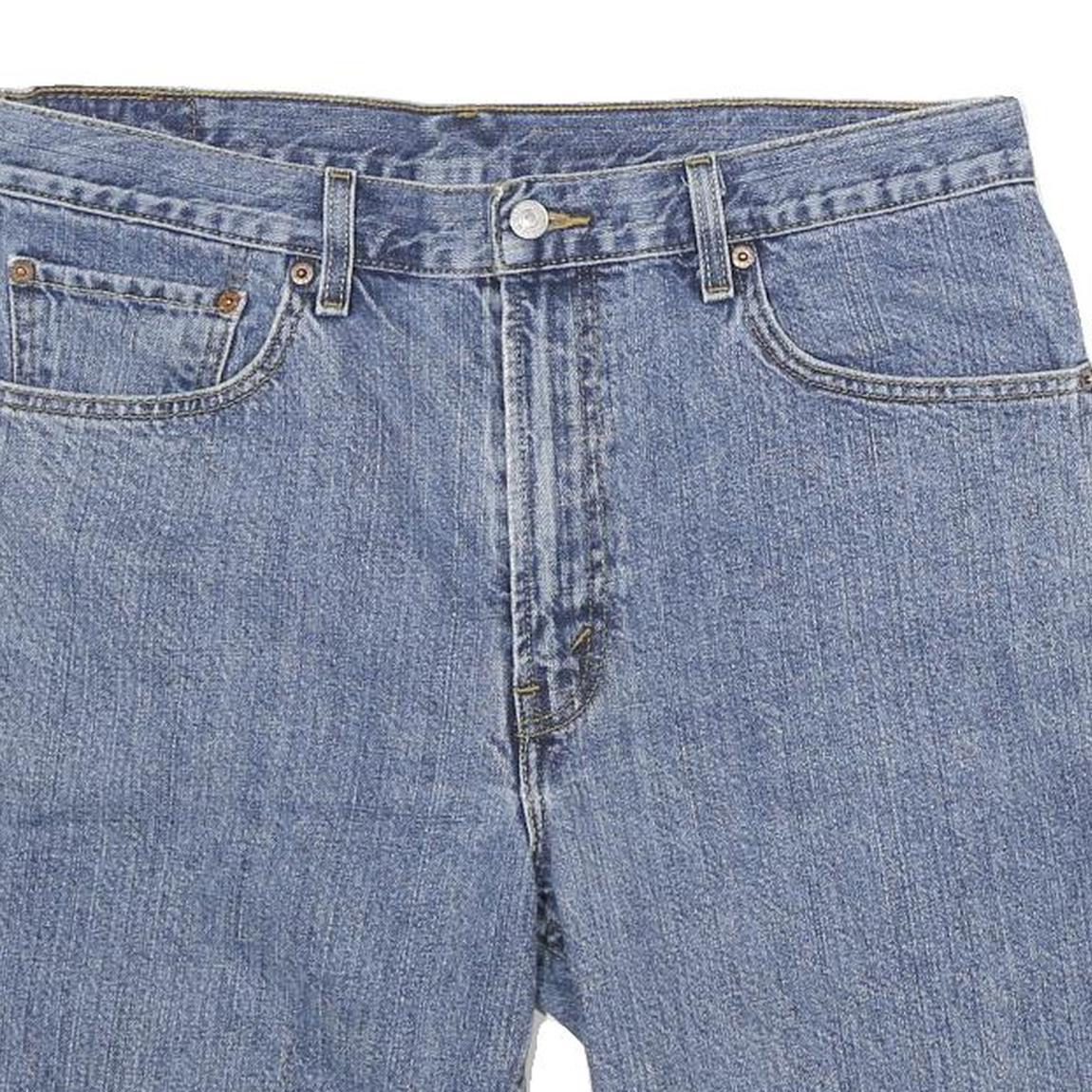 LEVI'S Mens Denim Blue Casual Shorts 2XL W36 Cotton Blend Relaxed Fit