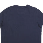 NAUTICA Mens Navy Blue & Red Graphic T-Shirt XL Short Sleeve Crew Neck