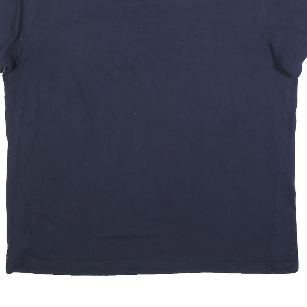 NAUTICA Mens Navy Blue & Red Graphic T-Shirt XL Short Sleeve Crew Neck