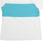 TOMMY HILFIGER Mens White & Blue Graphic T-Shirt M Short Sleeve Crew Neck Logo