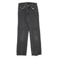 RALPH LAUREN Womens Slim Black Denim Jeans W25 L28 Stylish Cotton Blend Zip