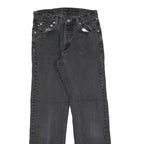 RALPH LAUREN Womens Slim Black Denim Jeans W25 L28 Stylish Cotton Blend Zip