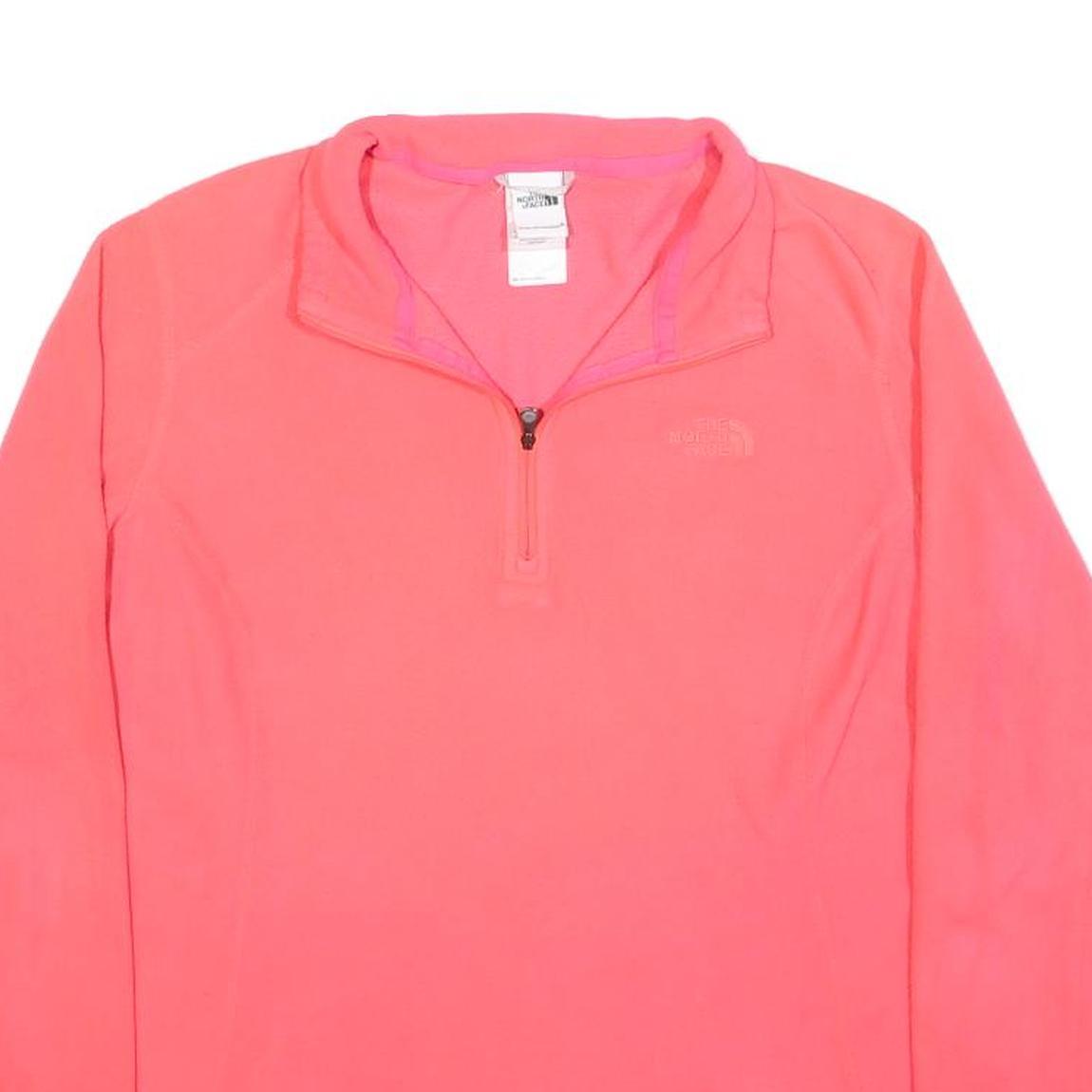 THE NORTH FACE Womens Pink Plain Pullover Jumper Crew Neck L Outdoor Casual