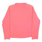 THE NORTH FACE Womens Pink Plain Pullover Jumper Crew Neck L Outdoor Casual
