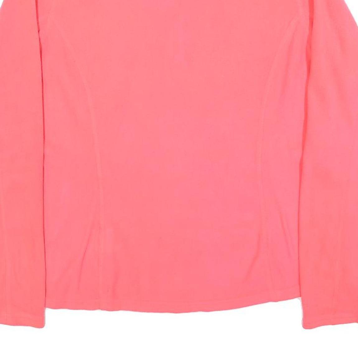 THE NORTH FACE Womens Pink Plain Pullover Jumper Crew Neck L Outdoor Casual