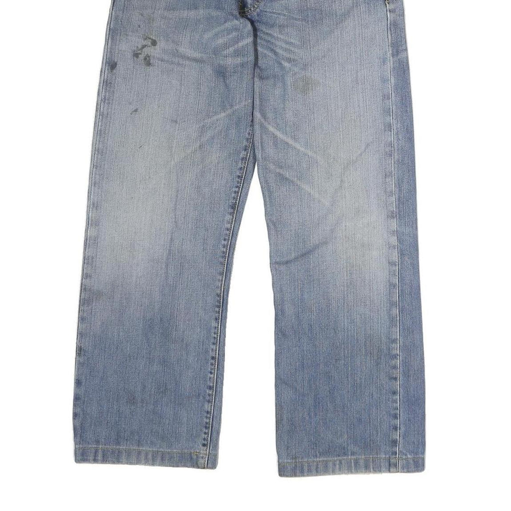 LEVI'S 501 Mens Jeans Blue Regular Straight Denim Medium W32 L27 Classic Button