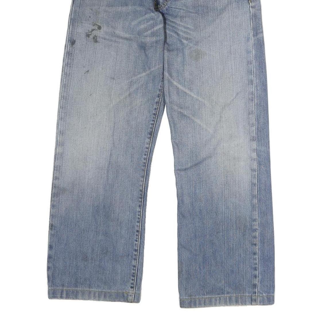 LEVI'S 501 Mens Jeans Blue Regular Straight Denim Medium W32 L27 Classic Button