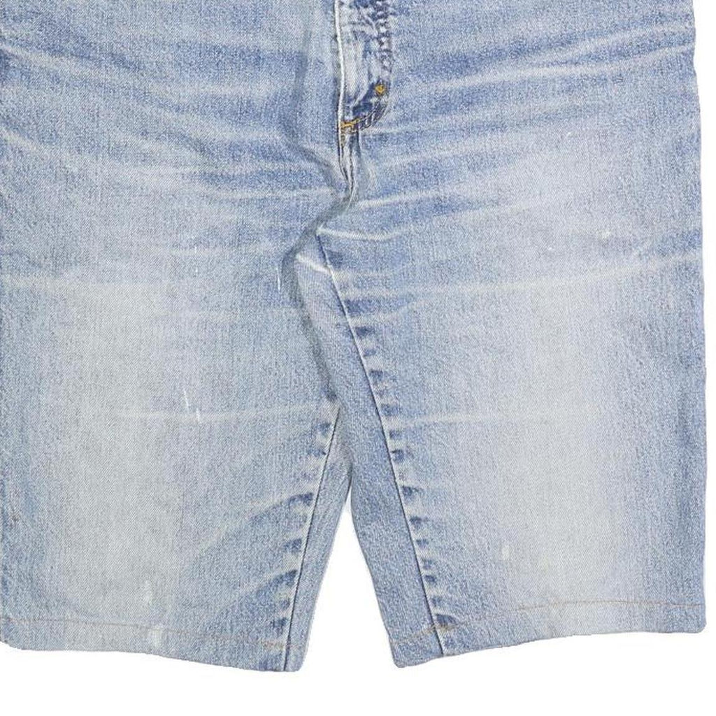 WRANGLER Mens Denim Blue Casual Shorts L W36 Cotton Blend Classic Fit