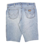 WRANGLER Mens Denim Blue Casual Shorts L W36 Cotton Blend Classic Fit